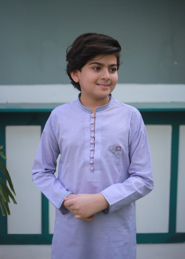 Mauve Kurta Trouser AH 112