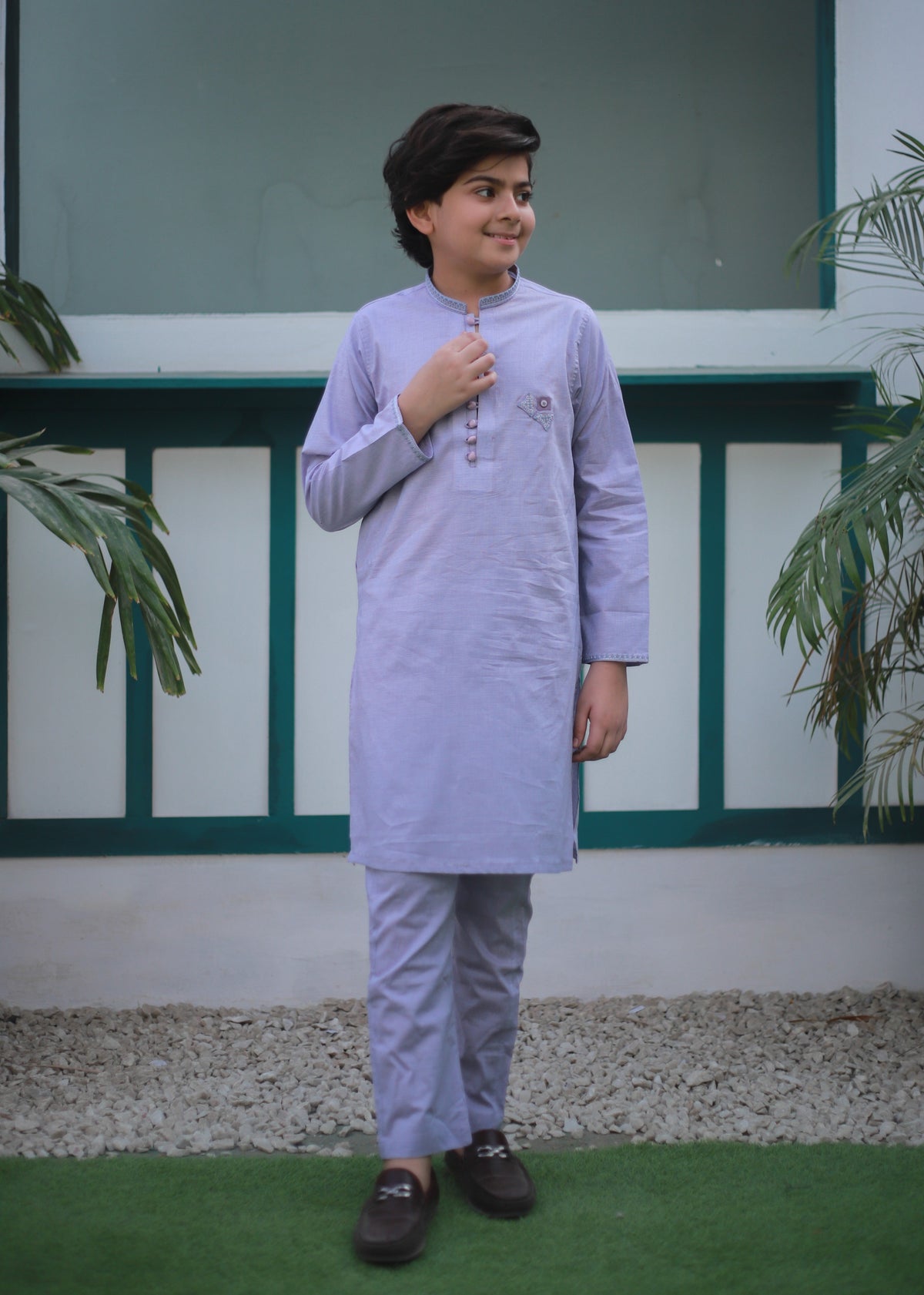 Mauve Kurta Trouser AH 112 Main image
