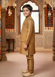 Almond Brown Waistcoat Suit Ahw-056