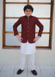 Maroon Prince Coat P42