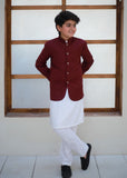 Maroon Prince Coat P42
