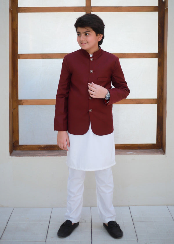 Maroon Prince Coat P42
