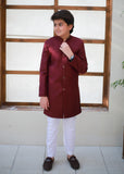Burgundy Sherwani S44