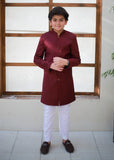 Burgundy Sherwani S44