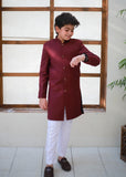 Burgundy Sherwani S44