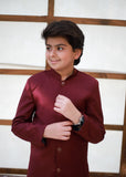 Burgundy Sherwani S44