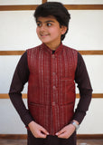 Rose Red Waistcoat Suit EW80