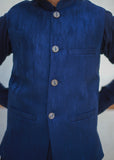 Sapphire Blue Waistcoat Suit EW82