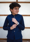 Sapphire Blue Waistcoat Suit EW82