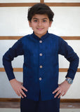 Sapphire Blue Waistcoat Suit EW82