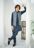 Twilight Blue Waistcoat Suit EW83