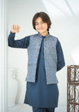 Twilight Blue Waistcoat Suit EW83