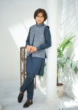 Twilight Blue Waistcoat Suit EW83