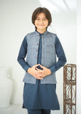 Twilight Blue Waistcoat Suit EW83