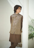 Coffee Brown Waistcoat Suit EW84