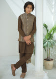 Coffee Brown Waistcoat Suit EW84