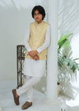 Cream And Gold Waistcoat Suit -EW 85