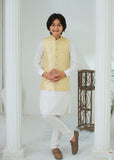 Cream And Gold Waistcoat Suit -EW 85