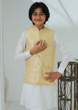 Cream And Gold Waistcoat Suit -EW 85