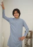 Duck Egg Grey Kurta Trouser KT 163
