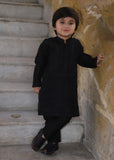 Charcoal Black Kurta Set KT 164