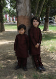 Maroon Kurta Set KT 165