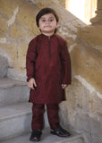 Maroon Kurta Set KT 165
