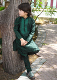 Bottle Green Kurta Set KT 167
