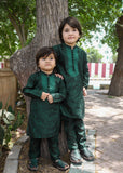 Bottle Green Kurta Set KT 167