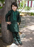 Bottle Green Kurta Set KT 167