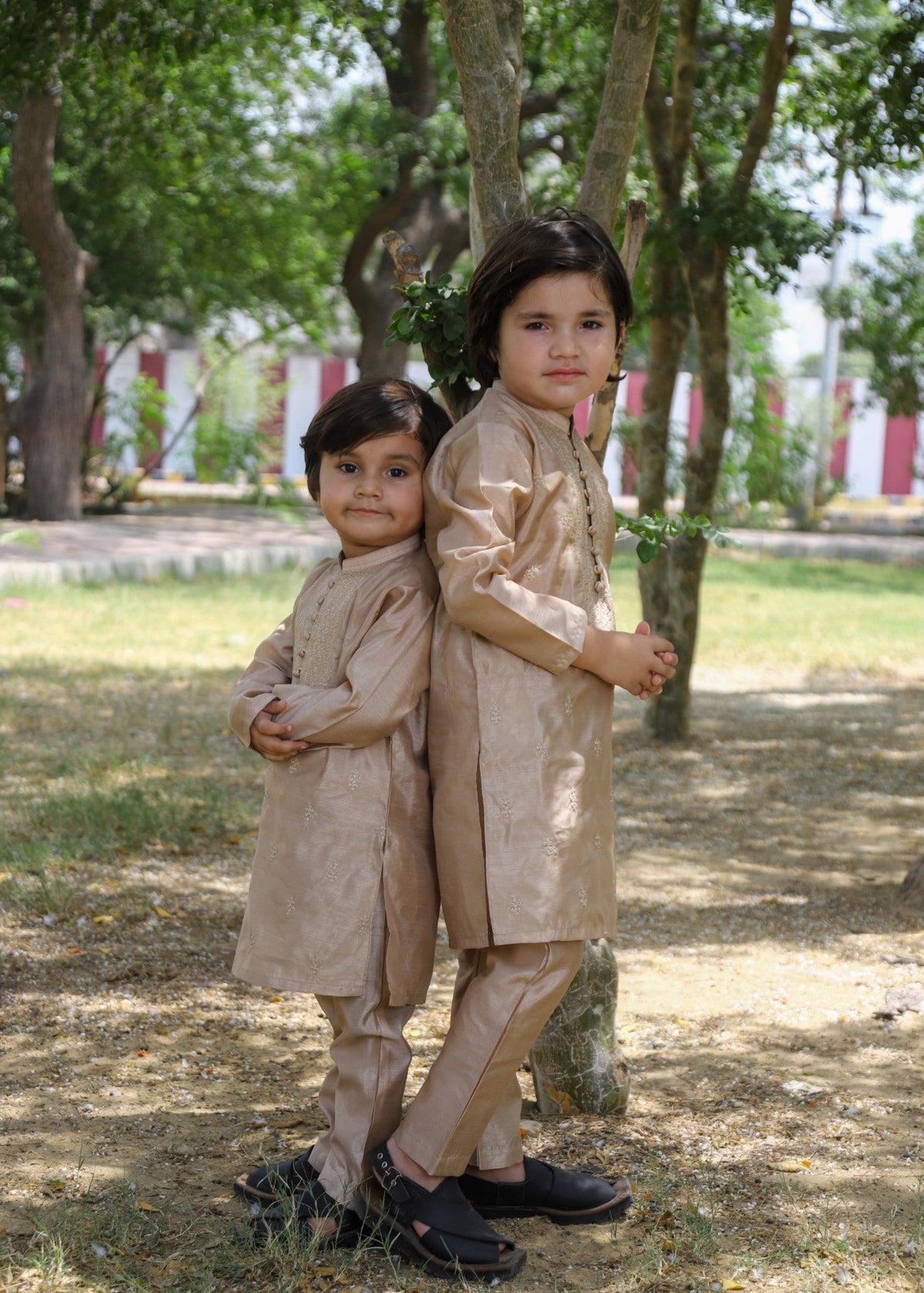 Khaki Brown Kurta Set KT 166