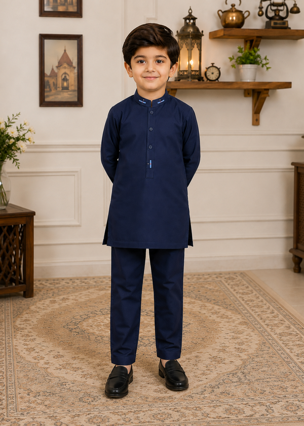 Midnight Blue Kurta Trouser KT 169
