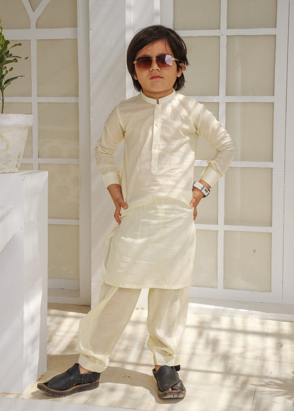 Cream Kurta Trouser KT 170