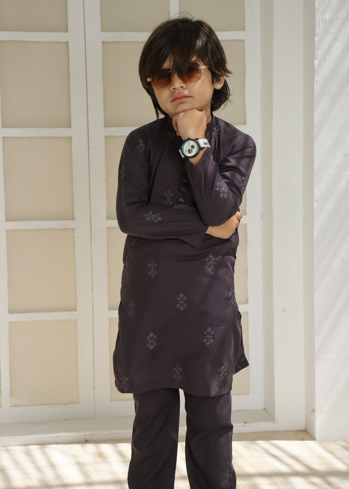 Raven Grey Kurta Trouser KT 171
