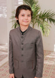 Battleship Grey Prince Coat Suit- AP 002