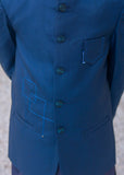 Sea Blue Prince Coat Suit -AP 006