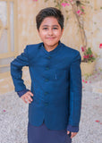Sea Blue Prince Coat Suit -AP 006