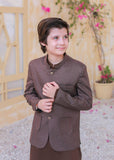 Coffee Brown Prince Coat Suit -AP 007