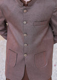Coffee Brown Prince Coat Suit -AP 007