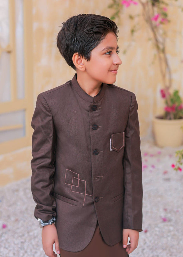 Brown Prince Coat Suit-AP 009