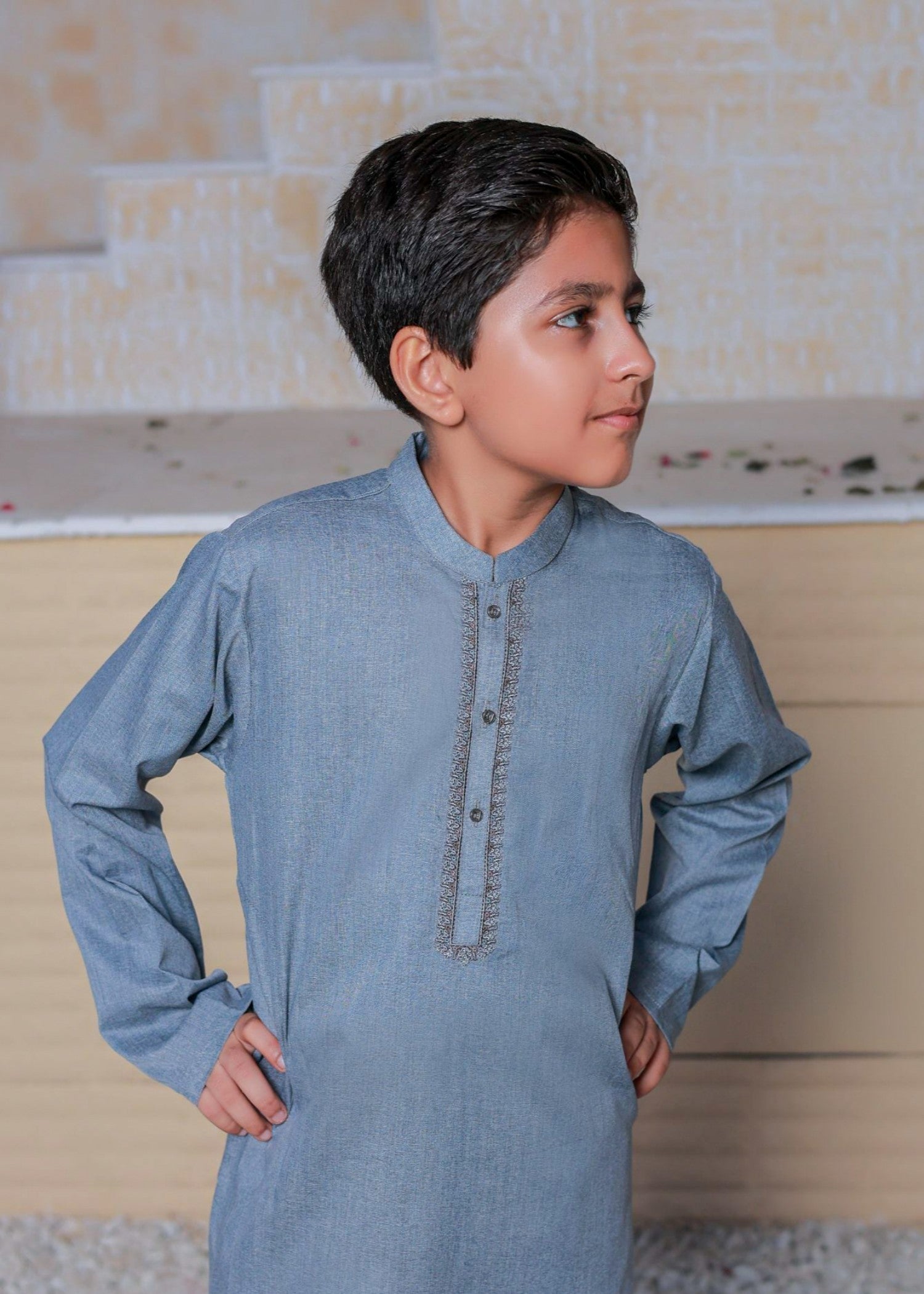 Cloud Blue Prince Coat Suit AP 013 Secondary image