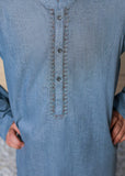 Cloud Blue Prince Coat Suit AP 013