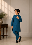 Slate Blue Kurta Trouser KT 173