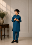 Slate Blue Kurta Trouser KT 173