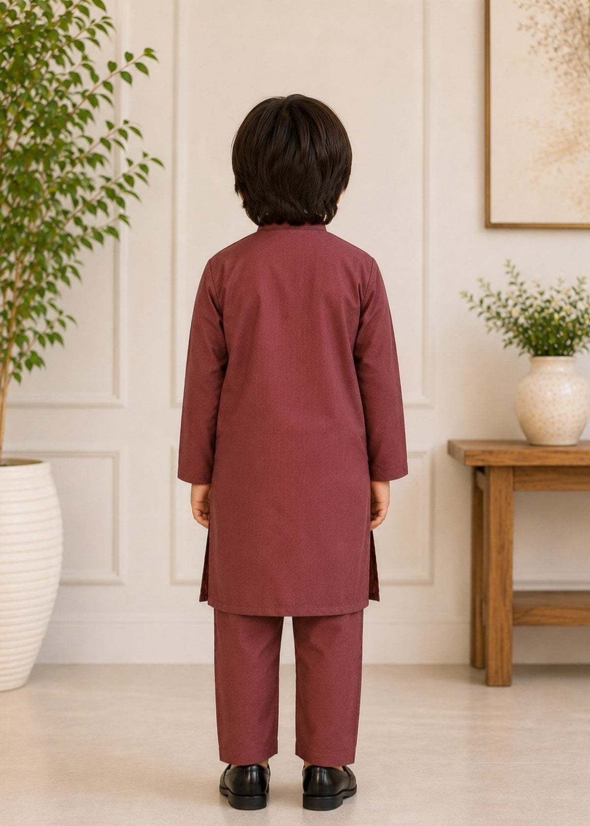 Cherry Kurta Trouser-AH 046