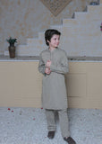 Camel Brown Prince Coat Suit AP 015