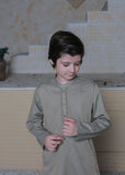 Camel Brown Prince Coat Suit AP 015