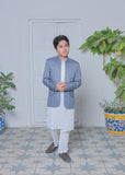 Baby Blue Prince Coat Suit AP 016