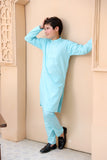 Electric Blue chicken Kurta Trouser - CK 003