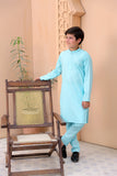 Electric Blue chicken Kurta Trouser - CK 003